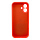 Чохол для смартфона Silicone Full Case AA Camera Protect for Apple iPhone 16 18,Peach (FullAAi16-18)