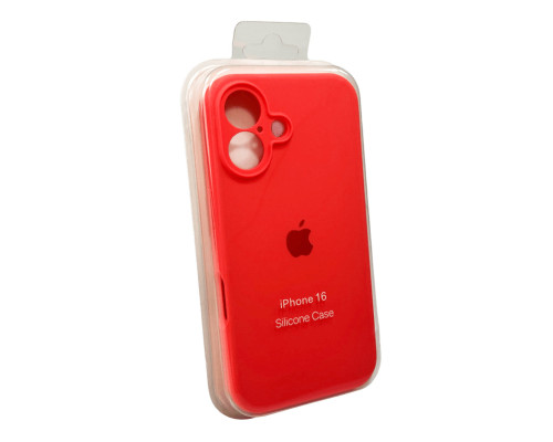 Чохол для смартфона Silicone Full Case AA Camera Protect for Apple iPhone 16 18,Peach (FullAAi16-18)