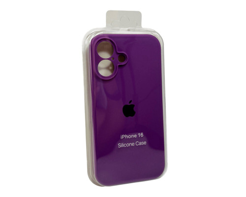 Чохол для смартфона Silicone Full Case AA Camera Protect for Apple iPhone 16 19,Purple (FullAAi16-19)