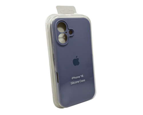 Чохол для смартфона Silicone Full Case AA Camera Protect for Apple iPhone 16 28,Lavender Grey (FullAAi16-28)