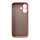 Чохол для смартфона Silicone Full Case AA Camera Protect for Apple iPhone 16 41,Pink (FullAAi16-41)