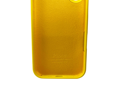 Чохол для смартфона Silicone Full Case AA Camera Protect for Apple iPhone 16 56,Sunny Yellow (FullAAi16-56)