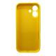 Чохол для смартфона Silicone Full Case AA Camera Protect for Apple iPhone 16 56,Sunny Yellow (FullAAi16-56)