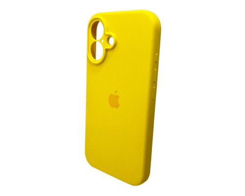 Чохол для смартфона Silicone Full Case AA Camera Protect for Apple iPhone 16 56,Sunny Yellow (FullAAi16-56)