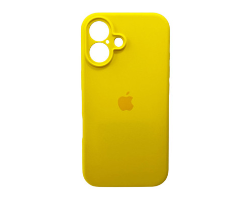 Чохол для смартфона Silicone Full Case AA Camera Protect for Apple iPhone 16 56,Sunny Yellow (FullAAi16-56)