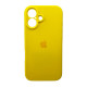 Чохол для смартфона Silicone Full Case AA Camera Protect for Apple iPhone 16 56,Sunny Yellow (FullAAi16-56)