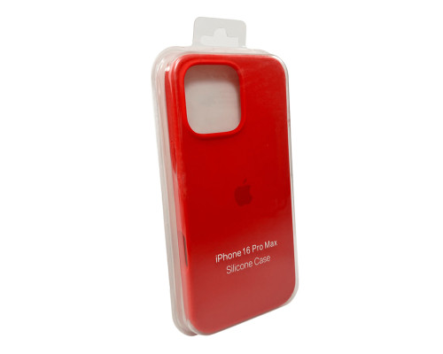 Чохол для смартфона Silicone Full Case AA Open Cam for Apple iPhone 16 Pro Max 11,Red (FullOpeAAi16PM-11)