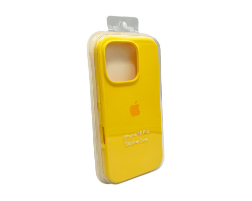 Чохол для смартфона Silicone Full Case AA Open Cam for Apple iPhone 16 Pro 33,Canary Yellow (FullOpenAAi16P-33)