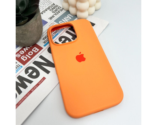 Чохол для смартфона Silicone Full Case AA Open Cam for Apple iPhone 16 Pro 34,Papaya (FullOpenAAi16P-34)