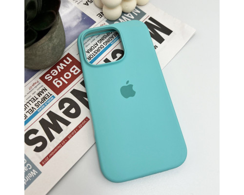 Чохол для смартфона Silicone Full Case AA Open Cam for Apple iPhone 16 Pro Max 17,Sea Blue (FullOpenAAi16PM-17)