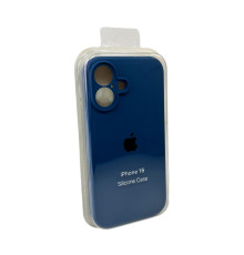 Чохол для смартфона Silicone Full Case AA Camera Protect for Apple iPhone 16 16,Blue (FullAAi16-16)