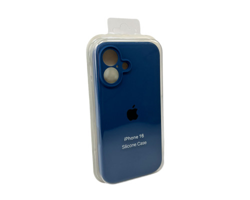 Чохол для смартфона Silicone Full Case AA Camera Protect for Apple iPhone 16 16,Blue (FullAAi16-16)