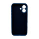 Чохол для смартфона Silicone Full Case AA Camera Protect for Apple iPhone 16 16,Blue (FullAAi16-16)