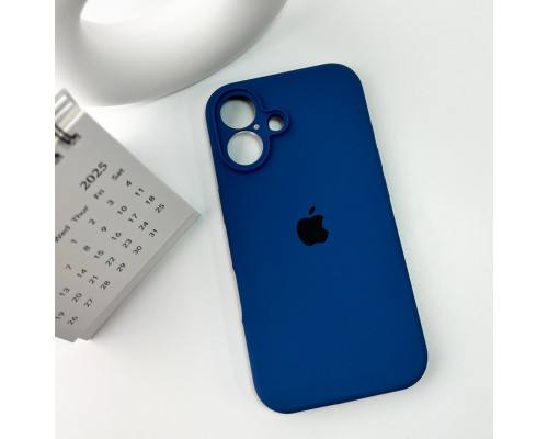 Чохол для смартфона Silicone Full Case AA Camera Protect for Apple iPhone 16 16,Blue (FullAAi16-16)