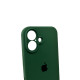 Чохол для смартфона Silicone Full Case AA Camera Protect for Apple iPhone 16 31,Dark Green (FullAAi16-31)