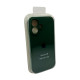 Чохол для смартфона Silicone Full Case AA Camera Protect for Apple iPhone 16 31,Dark Green (FullAAi16-31)