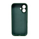 Чохол для смартфона Silicone Full Case AA Camera Protect for Apple iPhone 16 31,Dark Green (FullAAi16-31)