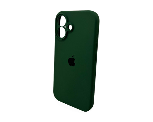 Чохол для смартфона Silicone Full Case AA Camera Protect for Apple iPhone 16 31,Dark Green (FullAAi16-31)