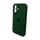 Чохол для смартфона Silicone Full Case AA Camera Protect for Apple iPhone 16 31,Dark Green (FullAAi16-31)