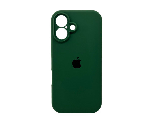 Чохол для смартфона Silicone Full Case AA Camera Protect for Apple iPhone 16 31,Dark Green (FullAAi16-31)