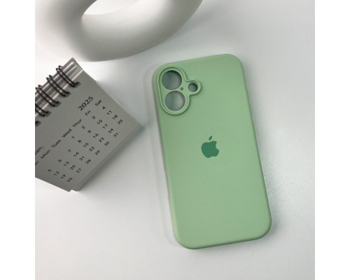 Чохол для смартфона Silicone Full Case AA Camera Protect for Apple iPhone 16 51,Avokado Green (FullAAi16-51)