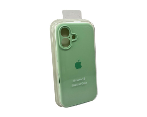 Чохол для смартфона Silicone Full Case AA Camera Protect for Apple iPhone 16 51,Avokado Green (FullAAi16-51)