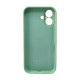 Чохол для смартфона Silicone Full Case AA Camera Protect for Apple iPhone 16 51,Avokado Green (FullAAi16-51)