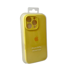 Чохол для смартфона Silicone Full Case AA Camera Protect for Apple iPhone 16 Pro 4,Yellow (FullAAi16P-4)