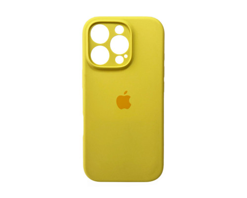 Чохол для смартфона Silicone Full Case AA Camera Protect for Apple iPhone 16 Pro 4,Yellow (FullAAi16P-4)