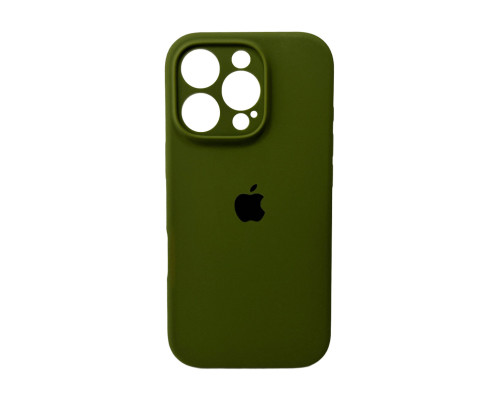 Чохол для смартфона Silicone Full Case AA Camera Protect for Apple iPhone 16 Pro Max 29,Army Green (FullAAi16PM-29)