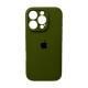 Чохол для смартфона Silicone Full Case AA Camera Protect for Apple iPhone 16 Pro Max 29,Army Green (FullAAi16PM-29)