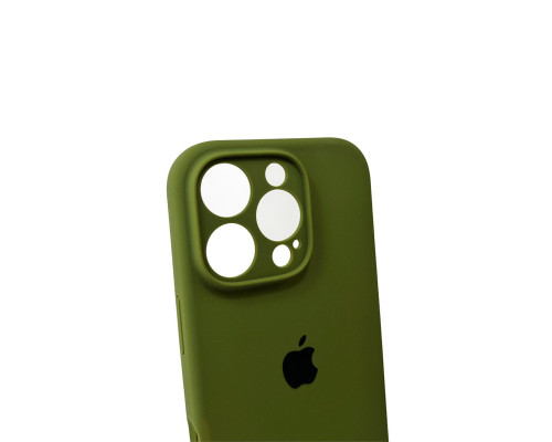 Чохол для смартфона Silicone Full Case AA Camera Protect for Apple iPhone 16 Pro Max 29,Army Green (FullAAi16PM-29)
