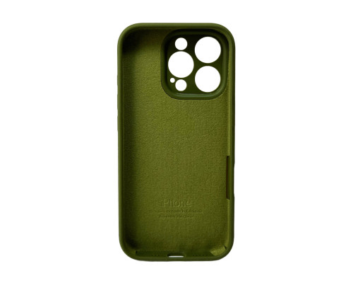 Чохол для смартфона Silicone Full Case AA Camera Protect for Apple iPhone 16 Pro Max 29,Army Green (FullAAi16PM-29)