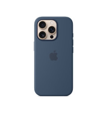 Чохол для смартфона Silicone Full Case AAA MagSafe IC for iPhone 16 Pro Max Dark Blue (Orig16PMBlue)