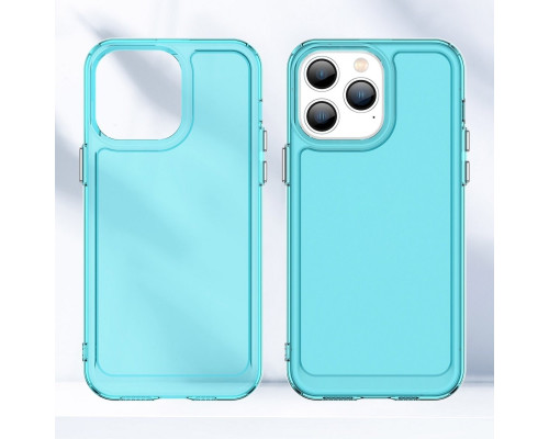 Чохол для смартфона Cosmic Clear Color 2 mm for Apple iPhone 14 Pro Transparent Blue (ClearColori14PTrBlue)