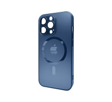 Чохол для смартфона AG Glass Matt Frame Color MagSafe Logo for Apple iPhone 13 Pro Navy Blue (AGMattFrameMGiP13PDBlue)