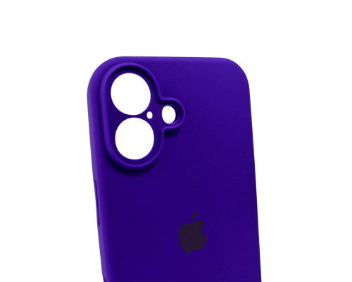 Чохол для смартфона Silicone Full Case AA Camera Protect for Apple iPhone 16 22,Dark Purple (FullAAi16-22)