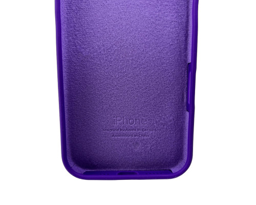 Чохол для смартфона Silicone Full Case AA Camera Protect for Apple iPhone 16 22,Dark Purple (FullAAi16-22)