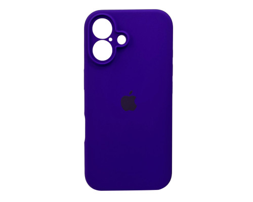 Чохол для смартфона Silicone Full Case AA Camera Protect for Apple iPhone 16 22,Dark Purple (FullAAi16-22)