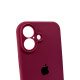 Чохол для смартфона Silicone Full Case AA Camera Protect for Apple iPhone 16 47,Plum (FullAAi16-47)