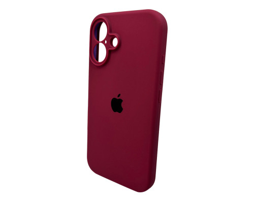 Чохол для смартфона Silicone Full Case AA Camera Protect for Apple iPhone 16 47,Plum (FullAAi16-47)