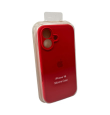 Чохол для смартфона Silicone Full Case AA Camera Protect for Apple iPhone 16 43,Berry Red (FullAAi16-43)