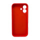 Чохол для смартфона Silicone Full Case AA Camera Protect for Apple iPhone 16 43,Berry Red (FullAAi16-43)