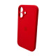 Чохол для смартфона Silicone Full Case AA Camera Protect for Apple iPhone 16 43,Berry Red (FullAAi16-43)