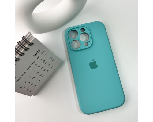 Чохол для смартфона Silicone Full Case AA Camera Protect for Apple iPhone 16 Pro 17,Sea Blue (FullAAi16P-17)