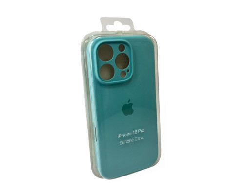 Чохол для смартфона Silicone Full Case AA Camera Protect for Apple iPhone 16 Pro 17,Sea Blue (FullAAi16P-17)