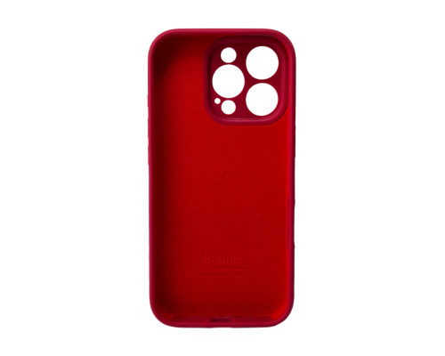Чохол для смартфона Silicone Full Case AA Camera Protect for Apple iPhone 16 Pro 21,Rose Red (FullAAi16P-21)