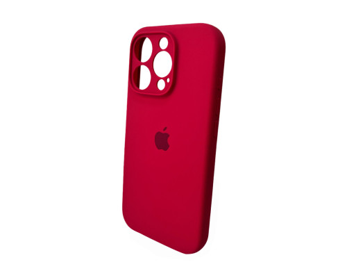 Чохол для смартфона Silicone Full Case AA Camera Protect for Apple iPhone 16 Pro 21,Rose Red (FullAAi16P-21)
