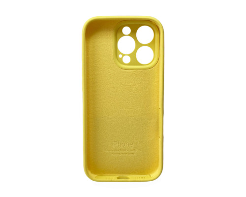 Чохол для смартфона Silicone Full Case AA Camera Protect for Apple iPhone 16 Pro Max 4,Yellow (FullAAi16PM-4)