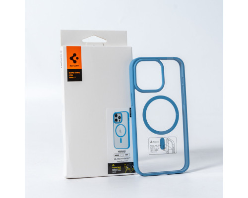 Чохол для смартфона Spigen AAA Magnetic Color for Apple iPhone 13 Pro Max Light Blue (SPGMGCOL13ProMaxLight)